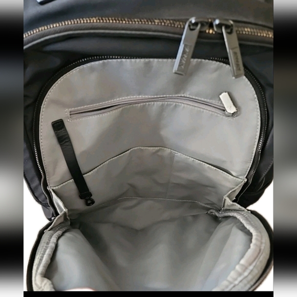 AWAY The Backpack Black Travel Carry-On Luggage 25.5L  Expandable Nylon TSA Bag - Picture 7 of 14